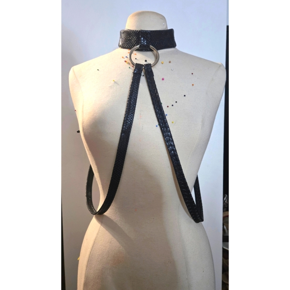 Faux Leather Choker